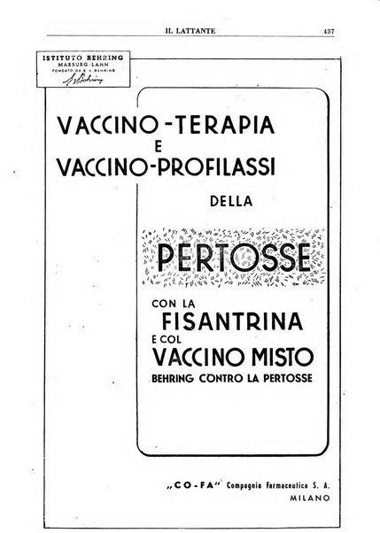 Il lattante periodico mensile di fisiopatologia, igiene e difesa sociale del bambino nel primo biennio di vita