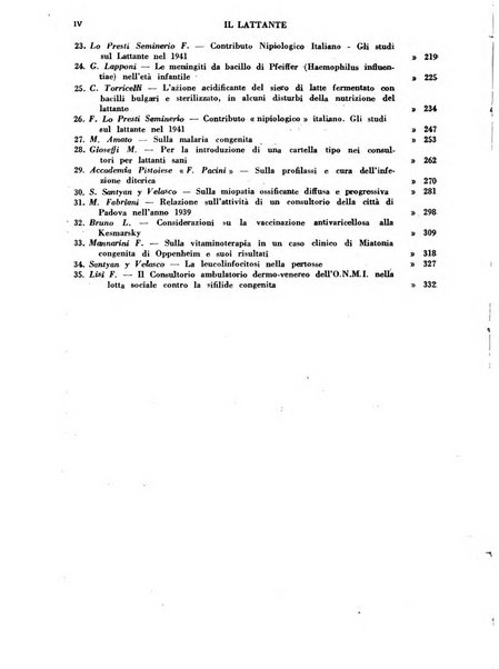 Il lattante periodico mensile di fisiopatologia, igiene e difesa sociale del bambino nel primo biennio di vita