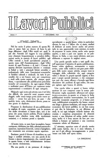 I lavori pubblici rivista tecnico-economica