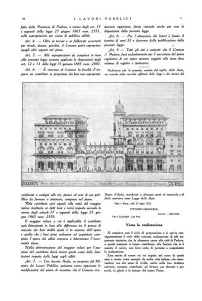 I lavori pubblici rivista tecnico-economica