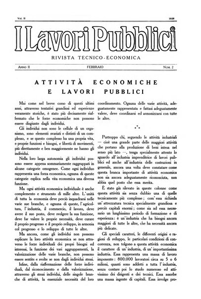 I lavori pubblici rivista tecnico-economica