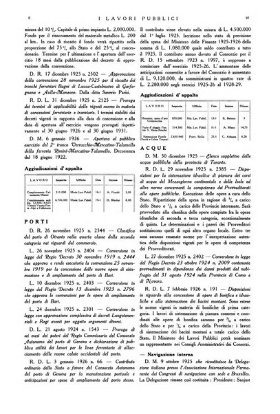 I lavori pubblici rivista tecnico-economica