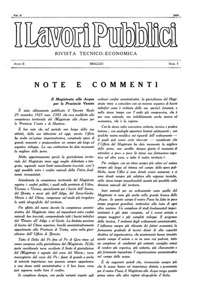 I lavori pubblici rivista tecnico-economica