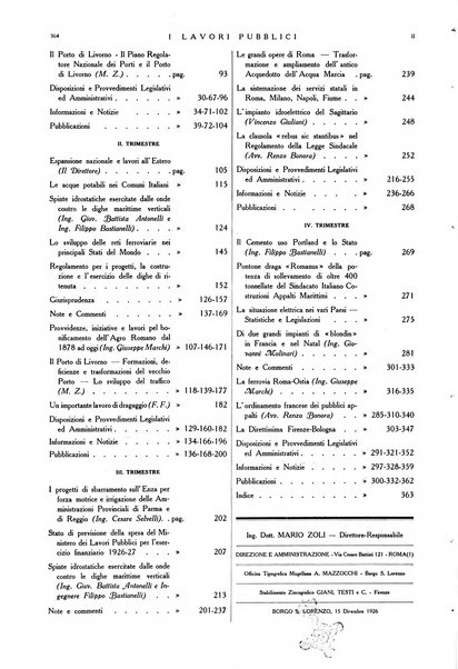 I lavori pubblici rivista tecnico-economica