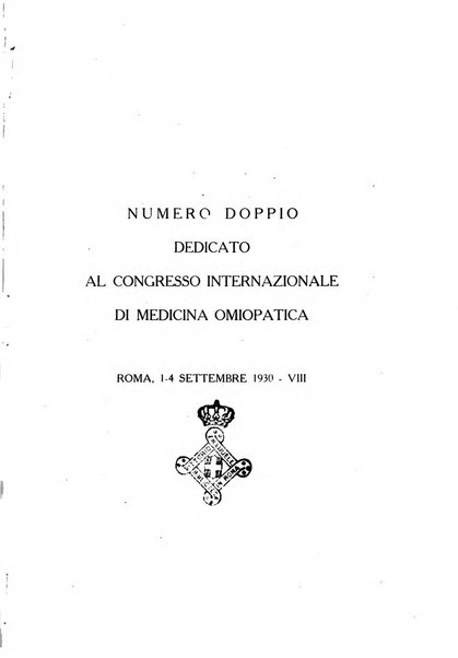 La legge dei simili periodico mensile di medicina omiopatica