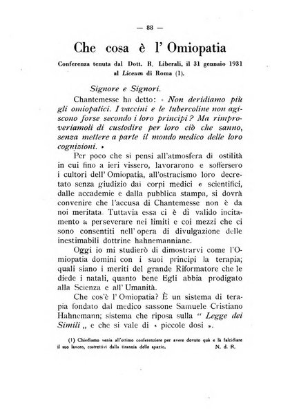 La legge dei simili periodico mensile di medicina omiopatica