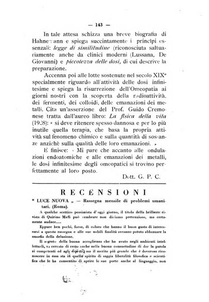 La legge dei simili periodico mensile di medicina omiopatica