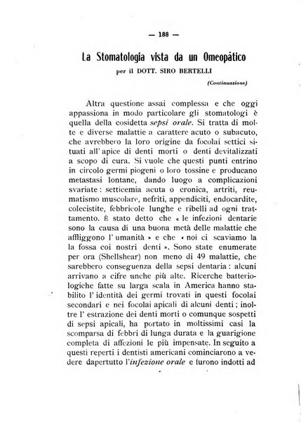 La legge dei simili periodico mensile di medicina omiopatica