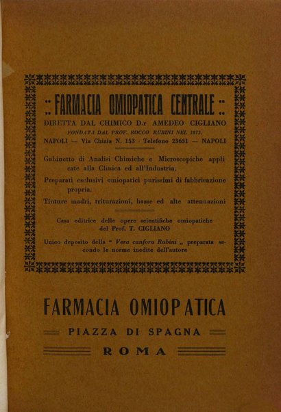 La legge dei simili periodico mensile di medicina omiopatica