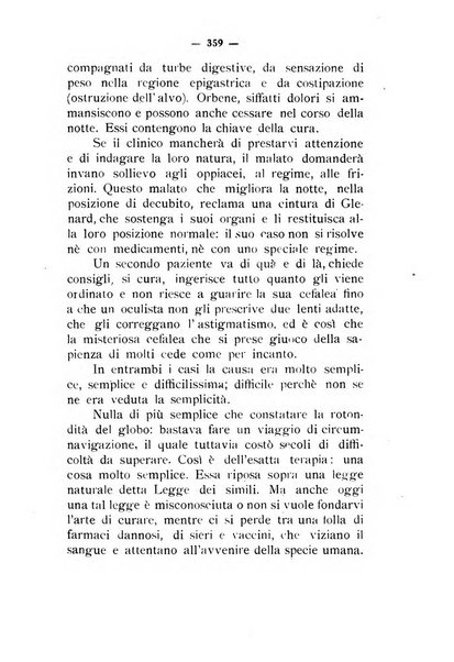 La legge dei simili periodico mensile di medicina omiopatica