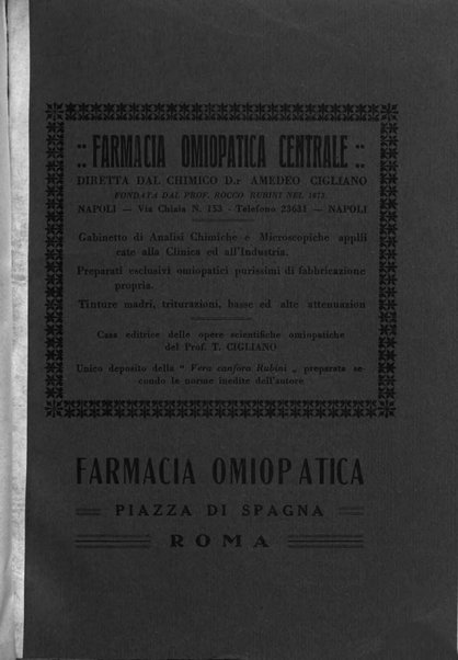 La legge dei simili periodico mensile di medicina omiopatica