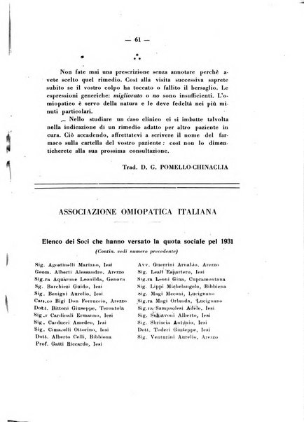 La legge dei simili periodico mensile di medicina omiopatica