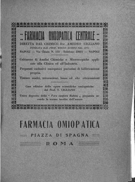 La legge dei simili periodico mensile di medicina omiopatica