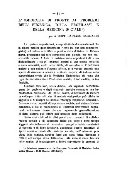 La legge dei simili periodico mensile di medicina omiopatica