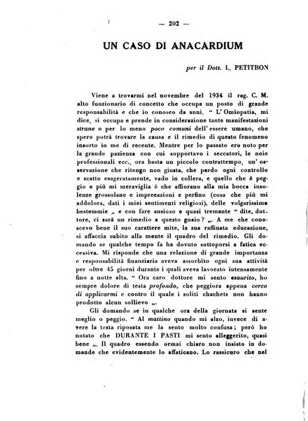 La legge dei simili periodico mensile di medicina omiopatica