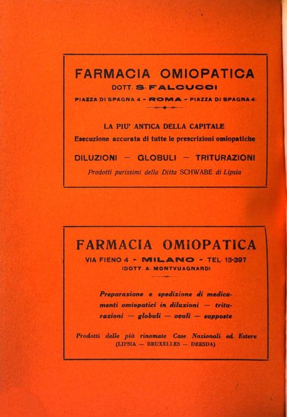 La legge dei simili periodico mensile di medicina omiopatica