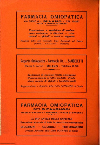 La legge dei simili periodico mensile di medicina omiopatica