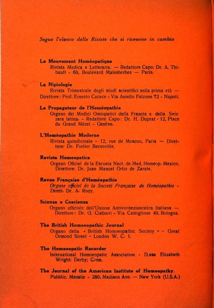 La legge dei simili periodico mensile di medicina omiopatica