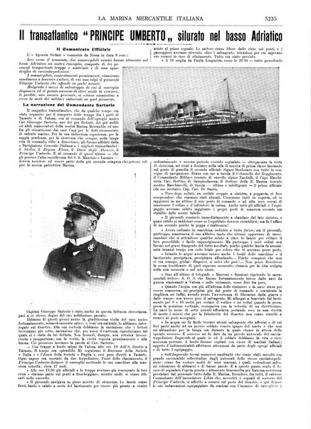 La marina mercantile italiana rivista illustrata della marina mercantile, militare e dello sport nautico