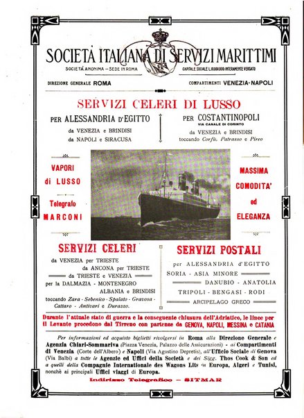 La marina mercantile italiana rivista illustrata della marina mercantile, militare e dello sport nautico