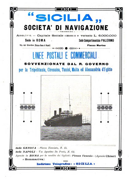 La marina mercantile italiana rivista illustrata della marina mercantile, militare e dello sport nautico