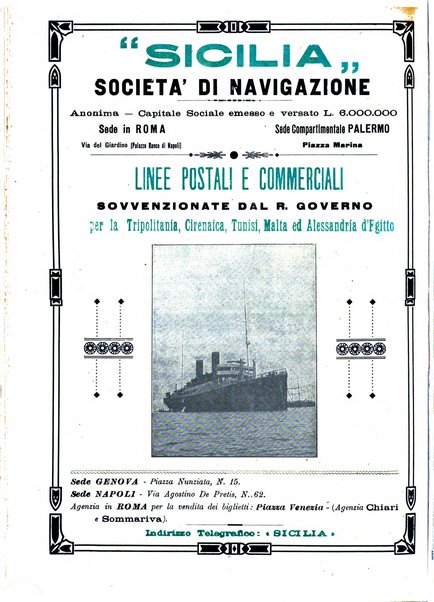 La marina mercantile italiana rivista illustrata della marina mercantile, militare e dello sport nautico