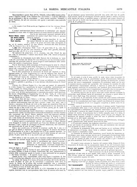 La marina mercantile italiana rivista illustrata della marina mercantile, militare e dello sport nautico