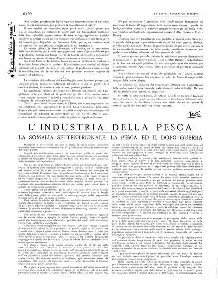 La marina mercantile italiana rivista illustrata della marina mercantile, militare e dello sport nautico