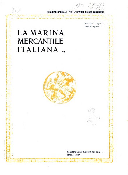 La marina mercantile italiana rivista illustrata della marina mercantile, militare e dello sport nautico