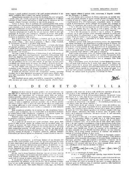 La marina mercantile italiana rivista illustrata della marina mercantile, militare e dello sport nautico