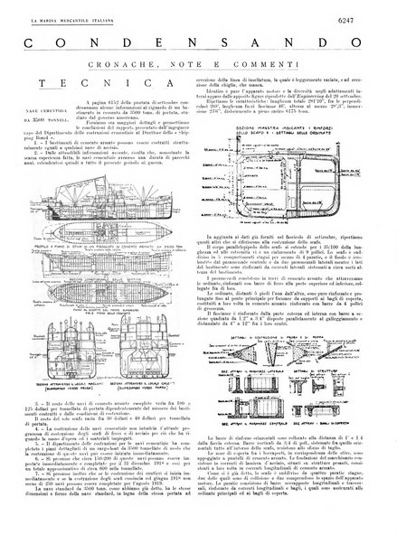 La marina mercantile italiana rivista illustrata della marina mercantile, militare e dello sport nautico