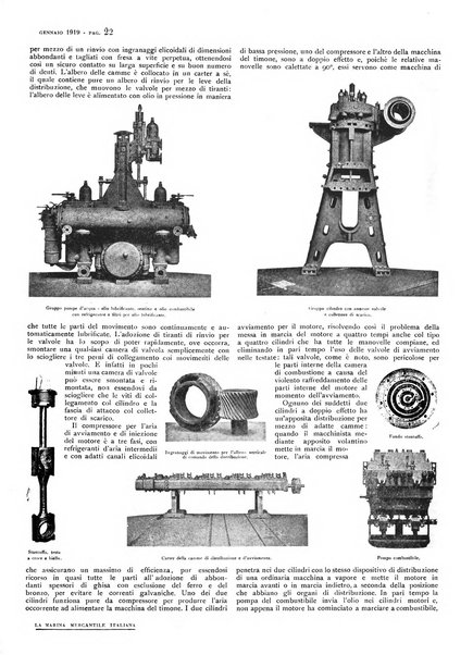 La marina mercantile italiana rivista illustrata della marina mercantile, militare e dello sport nautico