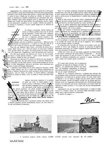 La marina mercantile italiana rivista illustrata della marina mercantile, militare e dello sport nautico