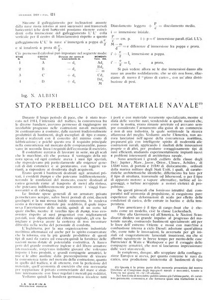 La marina mercantile italiana rivista illustrata della marina mercantile, militare e dello sport nautico