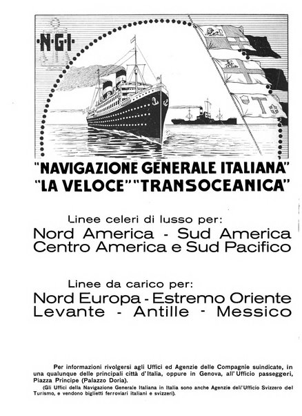 La marina mercantile italiana rivista illustrata della marina mercantile, militare e dello sport nautico