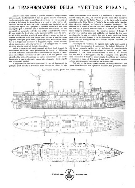 La marina mercantile italiana rivista illustrata della marina mercantile, militare e dello sport nautico