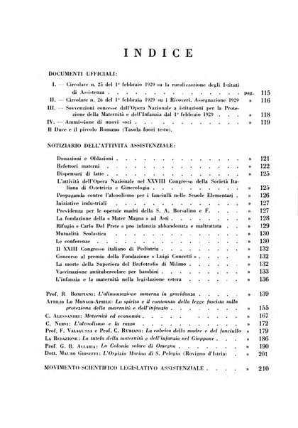 Maternità e infanzia bollettino mensile illustrato dell'Opera nazionale per la protezione della maternità e dell'infanzia