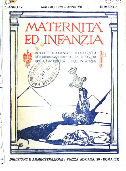 Maternità e infanzia bollettino mensile illustrato dell'Opera nazionale per la protezione della maternità e dell'infanzia