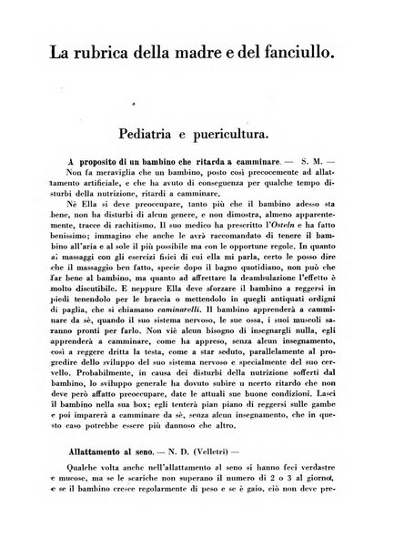 Maternità e infanzia bollettino mensile illustrato dell'Opera nazionale per la protezione della maternità e dell'infanzia