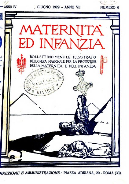 Maternità e infanzia bollettino mensile illustrato dell'Opera nazionale per la protezione della maternità e dell'infanzia