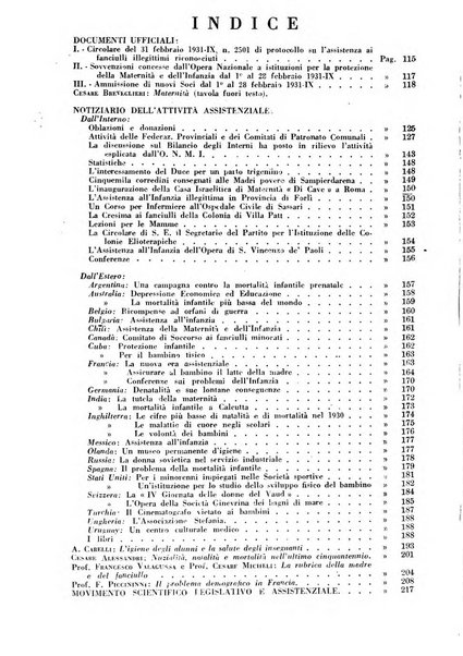 Maternità e infanzia bollettino mensile illustrato dell'Opera nazionale per la protezione della maternità e dell'infanzia