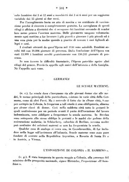 Maternità e infanzia bollettino mensile illustrato dell'Opera nazionale per la protezione della maternità e dell'infanzia