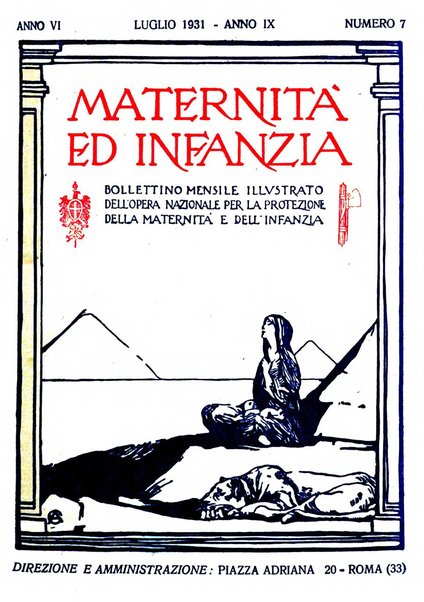 Maternità e infanzia bollettino mensile illustrato dell'Opera nazionale per la protezione della maternità e dell'infanzia