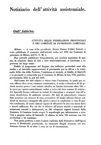 Maternità e infanzia bollettino mensile illustrato dell'Opera nazionale per la protezione della maternità e dell'infanzia