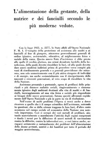 Maternità e infanzia bollettino mensile illustrato dell'Opera nazionale per la protezione della maternità e dell'infanzia