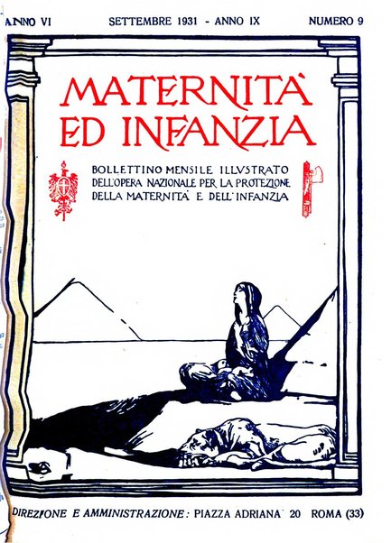 Maternità e infanzia bollettino mensile illustrato dell'Opera nazionale per la protezione della maternità e dell'infanzia