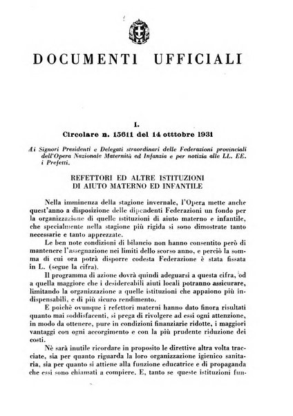 Maternità e infanzia bollettino mensile illustrato dell'Opera nazionale per la protezione della maternità e dell'infanzia