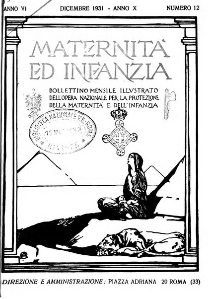 Maternità e infanzia bollettino mensile illustrato dell'Opera nazionale per la protezione della maternità e dell'infanzia