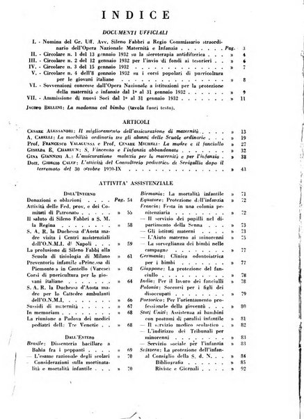 Maternità e infanzia bollettino mensile illustrato dell'Opera nazionale per la protezione della maternità e dell'infanzia