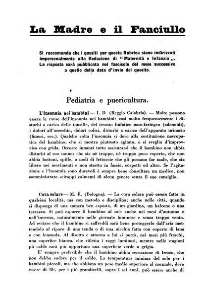 Maternità e infanzia bollettino mensile illustrato dell'Opera nazionale per la protezione della maternità e dell'infanzia